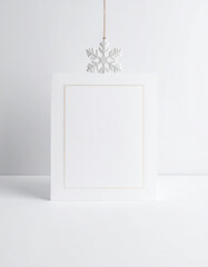 A Christmas greeting  card mockup