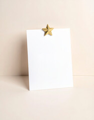 A Christmas greeting  card mockup