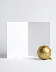 A Christmas greeting  card mockup