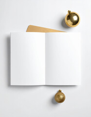 A Christmas greeting  card mockup