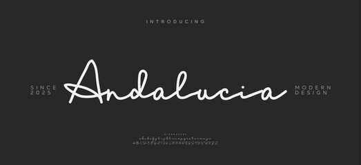 vintage retro logos. Minimal luxury font alphabet logo. Vector illustration