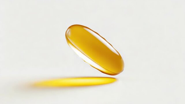 Video Close-up view of a yellow object suspended in the air, great for demonstrating size and shape