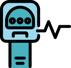 Digital device displaying heart rate and fitness data, ideal for monitoring progress during workouts