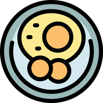 Delicious traditional food from angola called funge, served with pirao and moamba de galinha