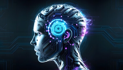 Obraz premium Artificial Intelligence Mind