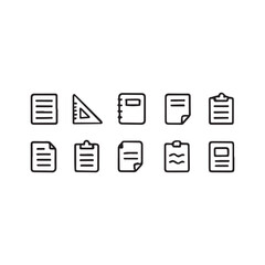document icon set