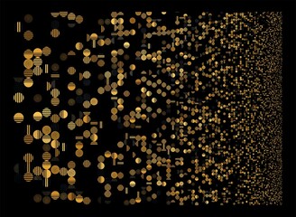 Abstract Geometrical Background. Pattern with random geometric shapes.