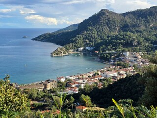 A section of the Luxembourg Gardens in Paris. Design of a natural park.