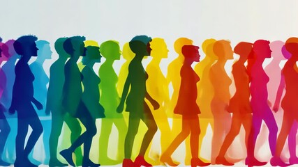 selective focus person joining community event