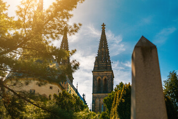 Neogothic Basilica of Saint Peter and Paul Vysehrad.