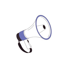Megaphone speaker for announce, advertising, promotion, and Grand sale
