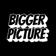 Vector Text Illustration For Bigger Picture.