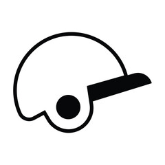 Bike Helmet Vector icon which can easily modify or edit