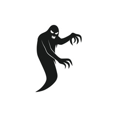 Spoky silhouette, black hallowen spoky silhouette