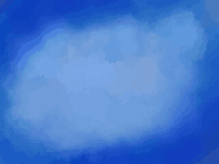 青の水彩グラデーション抽象背景ベクター /Blue Watercolor Gradient Abstract Background Vector