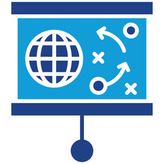Globe Strategy Icon