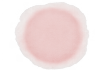Pink fluffy textured circle with soft fur creating a cloud-like shape on a transparent background
