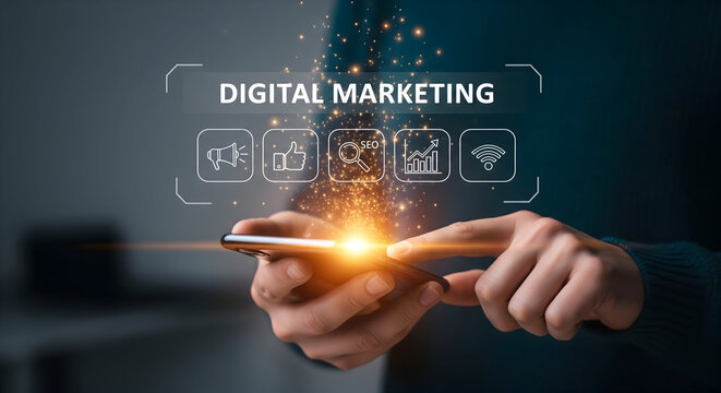 Boost your online presence with dynamic digital marketing solutions via mobile, perfect for social media engagement and driving business growth using innovative SEO strategies