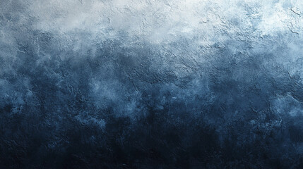 Obraz premium Dark blue textured wall background with subtle gradient and rough surface, creating moody and atmospheric effect for design or artistic use