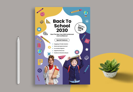 Back To School Flyer Layout