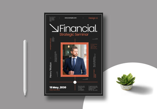 Financial Strategies Business Flyer Layout