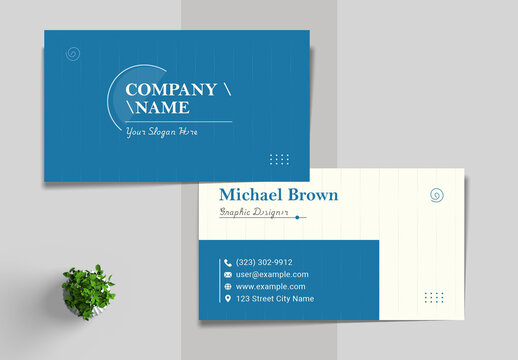 Minimalist Corporate Business Card