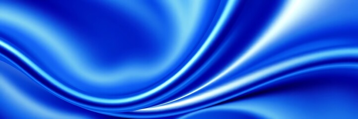 Abstract flowing blue and white light streaks background