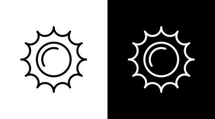 Sunny  White Icon Set Design