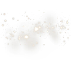 PNG Overlay with Sparkling Light Effects and Transparent Background