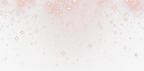 PNG sparkling overlay with magical starlight effect on transparent background
