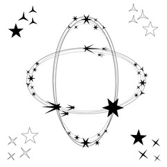 vector illustration of a set of abstract elements