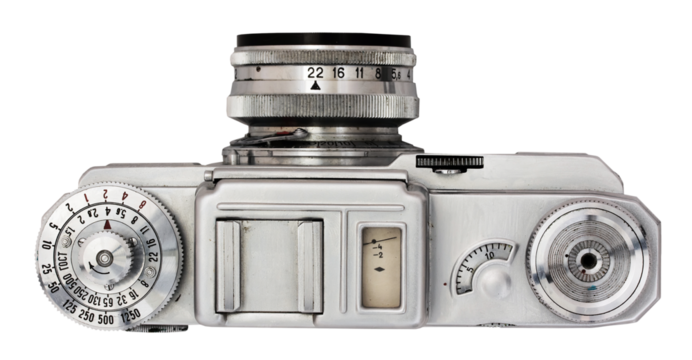 Vintage Camera with Classic Design Elements
