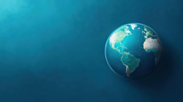 Futuristic Maps Rotating globe with futuristic data visualizations and holographic projections, space background, visualizing the future of global information