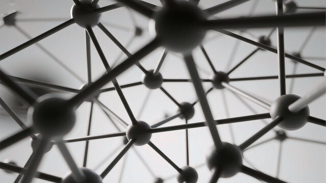 Abstract network structure - Powered by Adobe