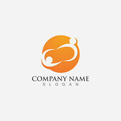 Obraz premium Community, network and social icon