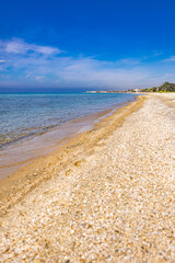 Spring Landscapes at Portaria Beach near Nea Moudania, Chalkidiki, Greece