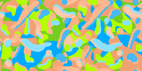 Simple Seamless Cool Trendy Abstract Pattern Vector Illustration Background Template