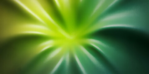 Abstract burst of vibrant green light streaks radiating outward