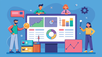 Remote Work and Home Office Productivity Flat Illustration Set