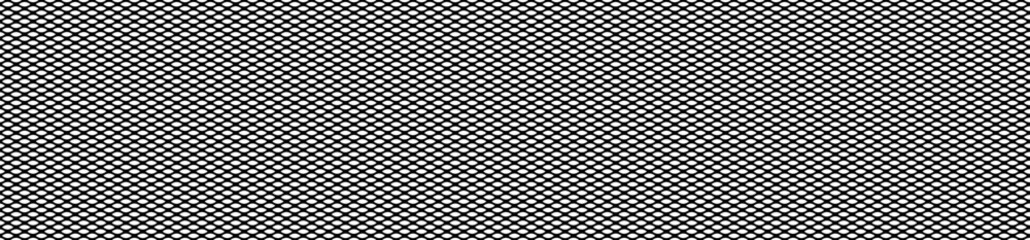 Wide simple black and white grill mesh pattern vector illustration