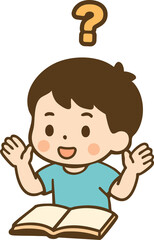 Confused Little Kid Questioning Minimalist