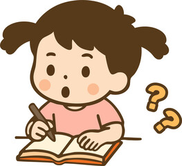 Confused Little Kid Questioning Minimalist