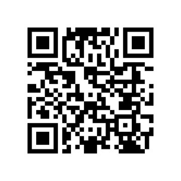 Fake qr code icon on a transparent background.