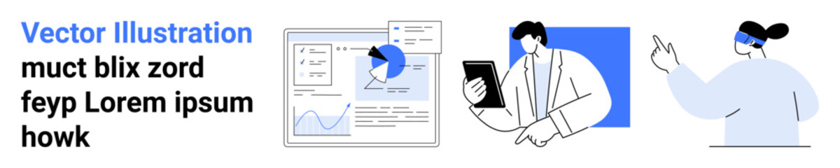 Business growth, data analytics, teamwork, digital tools, professional workflows, and modern innovation. Professionals analyzing data and collaborating on tasks. Business growth and data analytics