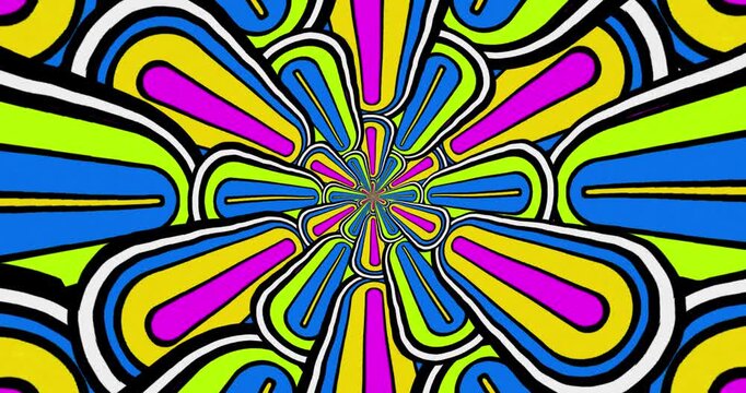 Vibrant and Bright Abstract Motion Design Video with Dynamic Animations and Colorful Visuals.