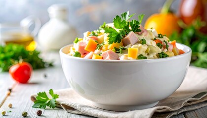 Olivier Salad &mdash; Classic Russian Potato and Vegetable Salad