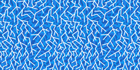 Trendy Abstract Lightnings In The Sky Seamless Background Pattern Vector Template