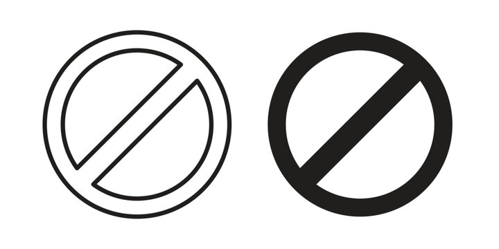 Blocked icon silhouette abstract design. vector clipart designs