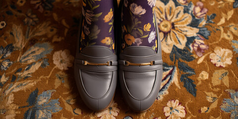 Grannycore Everyday Lifestyle with Vintage Floral Prints