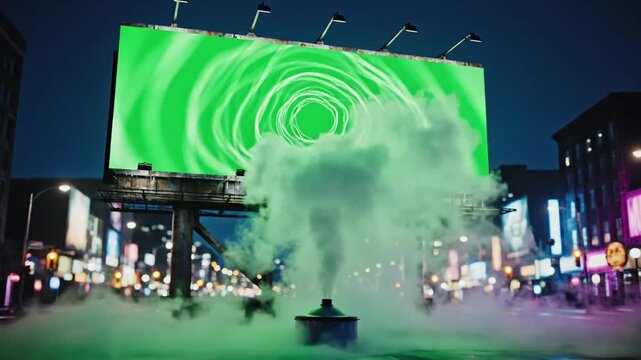 Outdoor night vapor bloom scene 4 with night vapor bloom effect outdoor style featuring cinematic, 4k, stock footage, abstract,